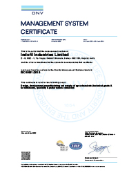 ISO 9001:2015 Certificate Indofil Dahej