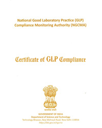 Certificate of GLP Compliance