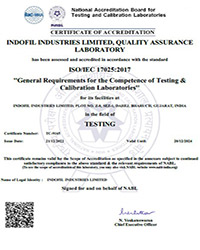 ISO/IEC 17025:2017 (NABL - Certificate TC 9165)